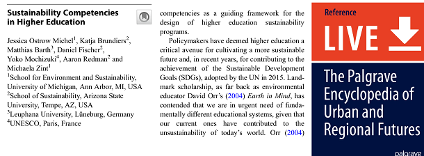 Sustainability Competencies in Higher Education